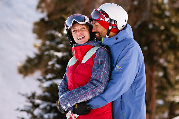 snowboarding engagement photos