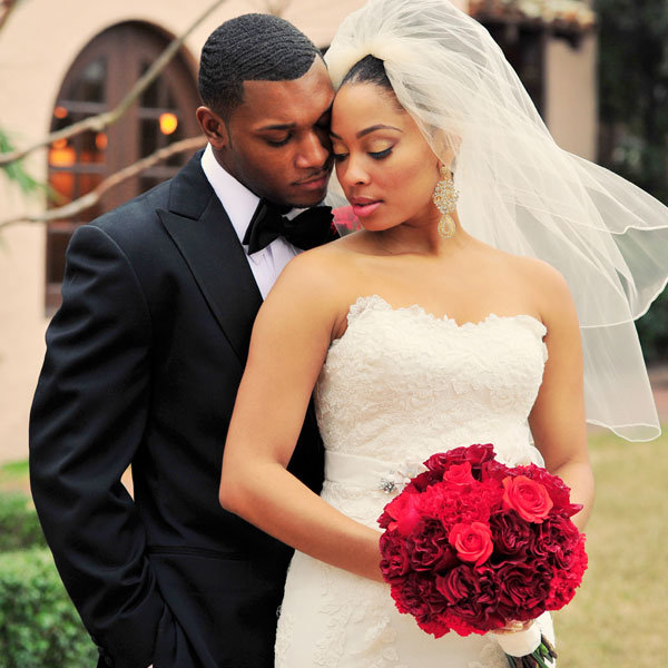 rose wedding bouquet