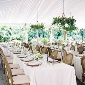 Wedding under tent